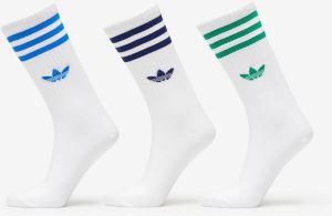 adidas High Crew Sock White/ Green/ Dark blue