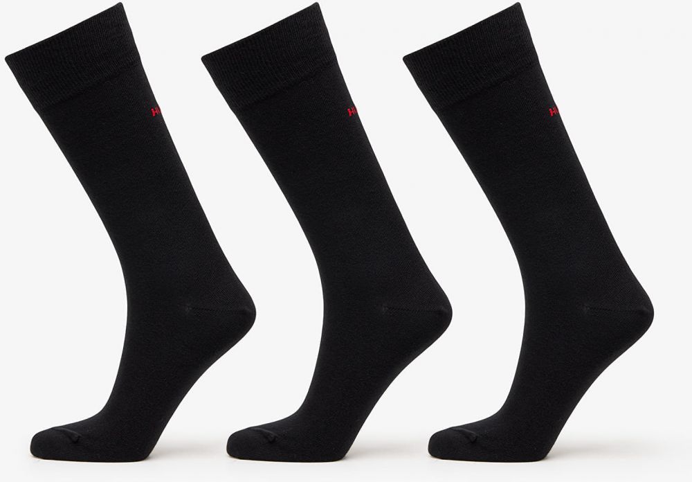 Hugo Boss Uni Socks 3-Pack Black 39-42