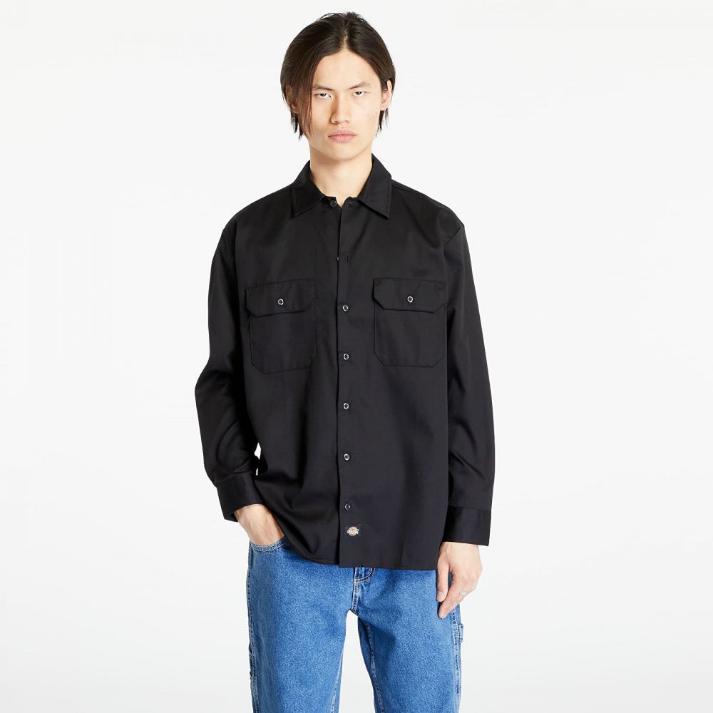 Košeľa Dickies Work Longsleeve Shirt Black M