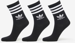 Ponožky adidas Crew Sock 3-pack Black M