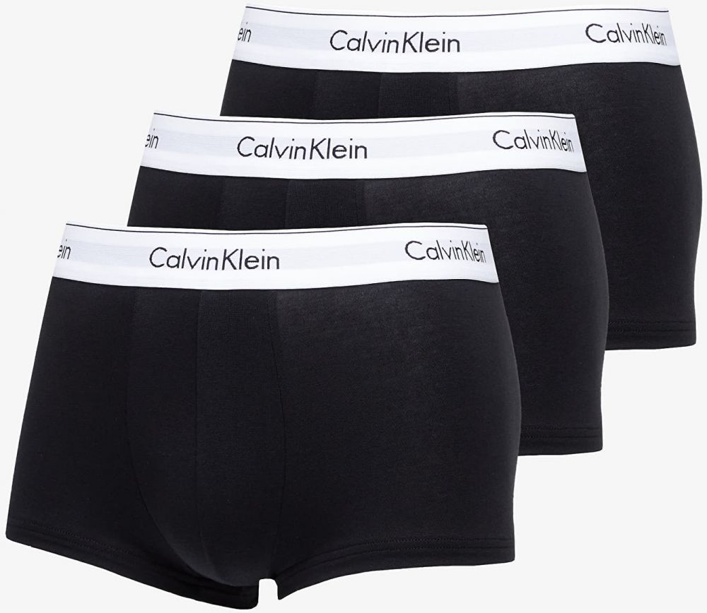 Calvin Klein Modern Cotton Stretch Low Rise Trunk 3-Pack Black/ White S