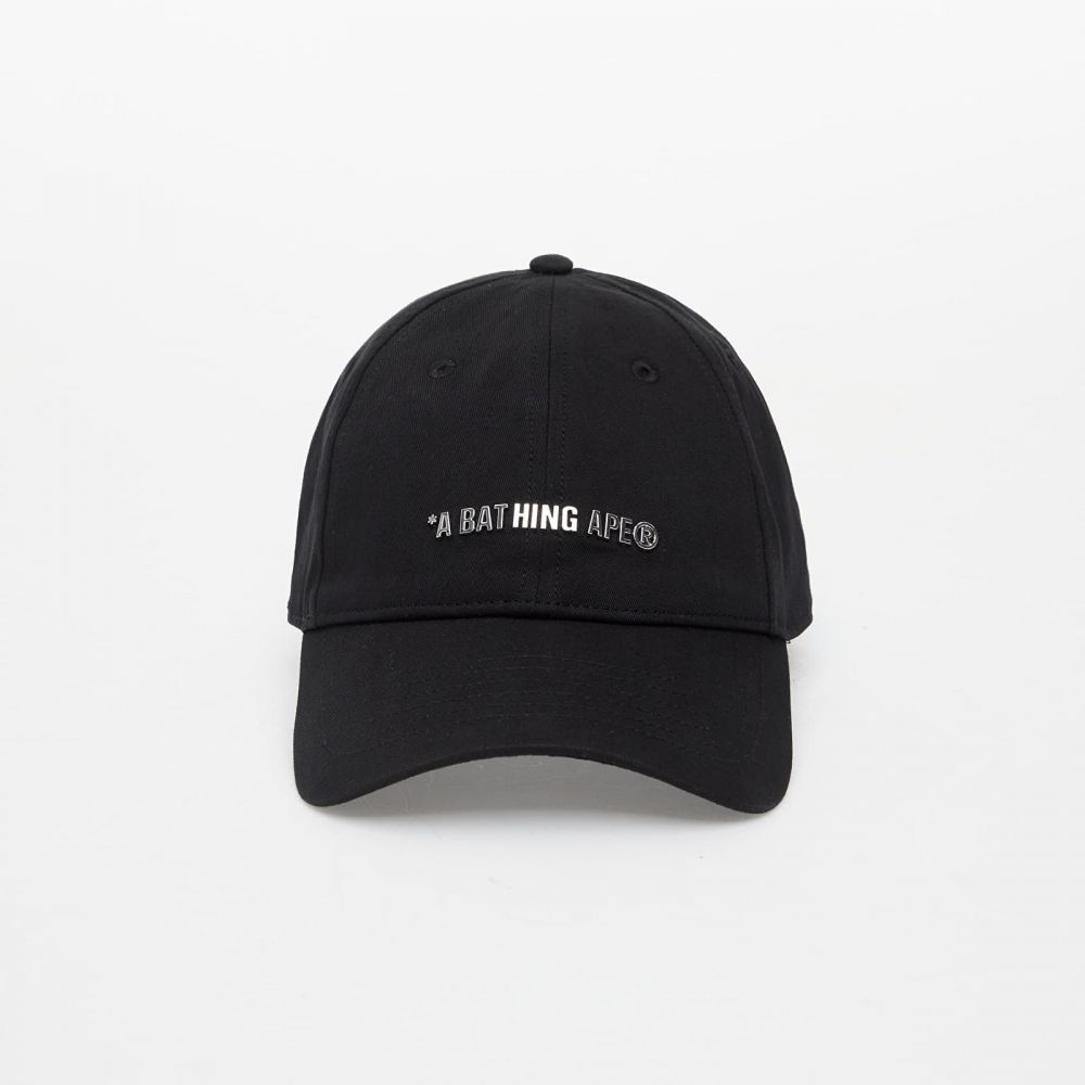 Šiltovka A BATHING APE Metal Logo Pin Cap Black Universal