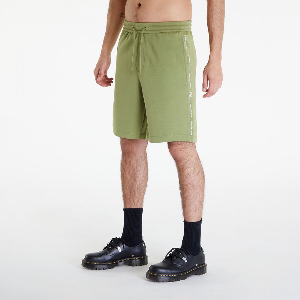 Šortky Calvin Klein Jeans Logo Repeat Shorts Dark Juniper S