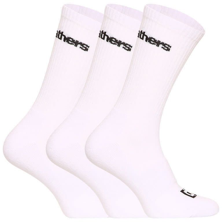 Horsefeathers Delete Premium 3-Pack Socks White 8-10
