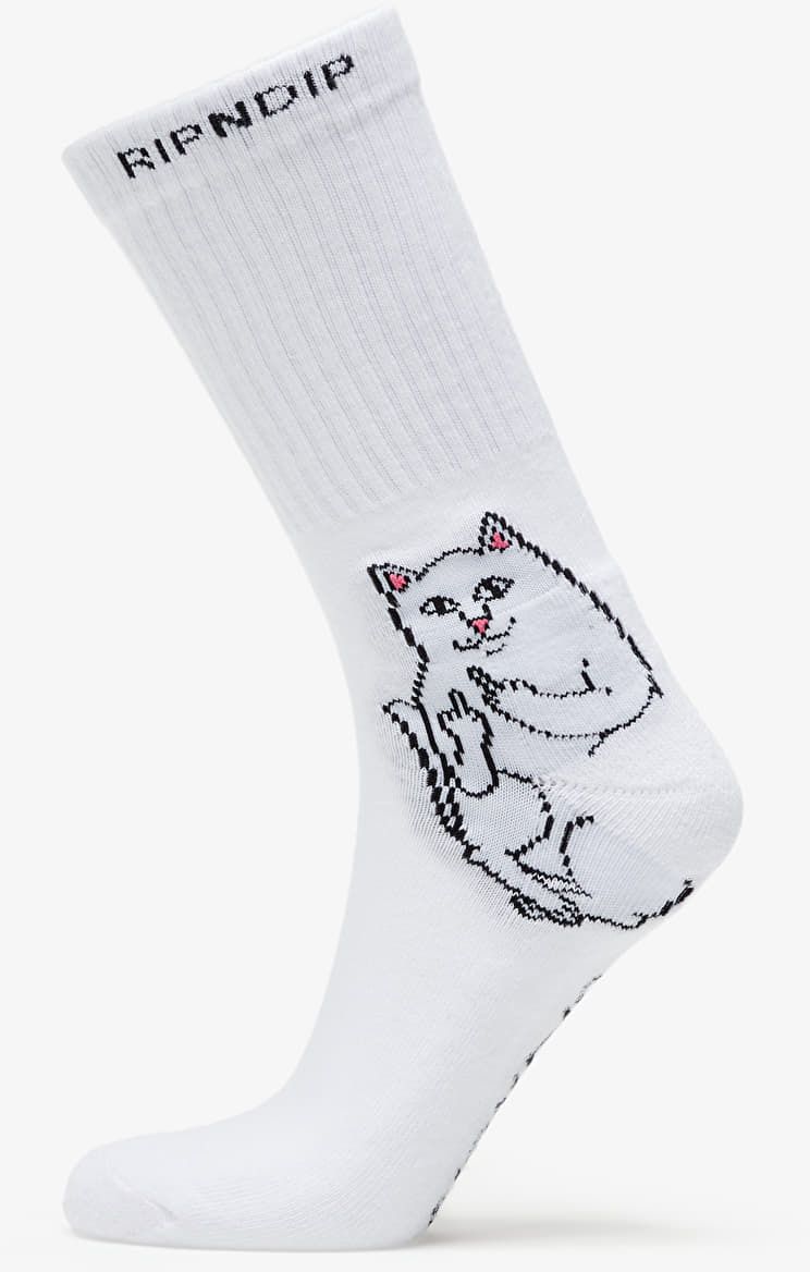 RIPNDIP Lord Nermal Socks White Universal