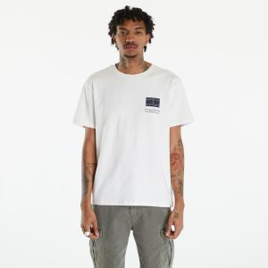 Tričko Tommy Jeans Printed Flag Logo T-Shirt Ancient White S