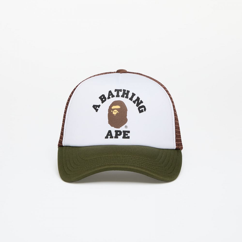 Šiltovka A BATHING APE College Mesh Cap Olive Drab Universal