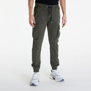 Kalhoty Alpha Industries Cotton Twill Jogger Grey/ Black L