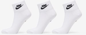 Nike Sportswear Everyday Essential Ankle Socks 3-Pack White/ Black XL