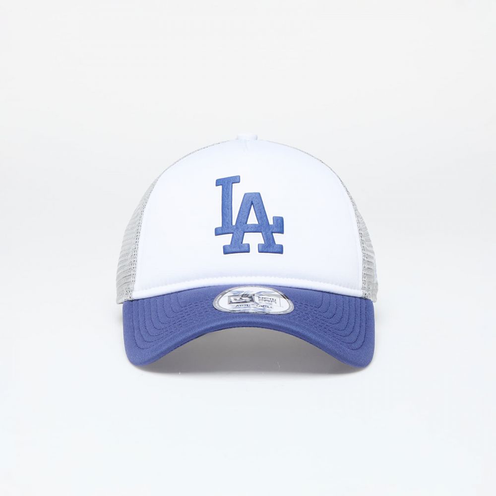 Šiltovka New Era Los Angeles Dodgers 9FORTY Trucker Cap Dark Royal/ Gray Universal