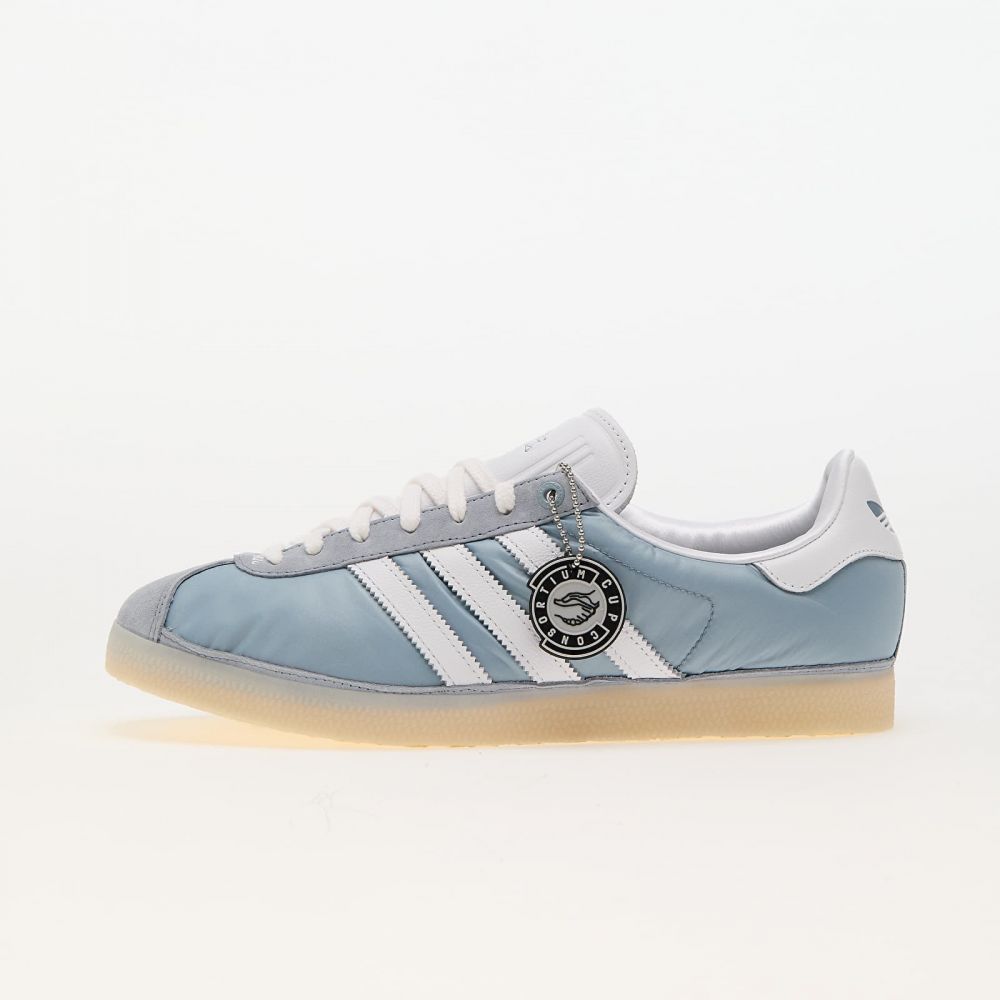 Tenisky adidas x Footpatrol Gazelle Light Grey/ Ftw White/ Easy Yellow EUR 39 1/3