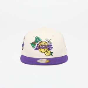 Šiltovka New Era Los Angeles Lakers 9FIFTY NBA Floral Snapback Cap Ivory/ True Purple S-M
