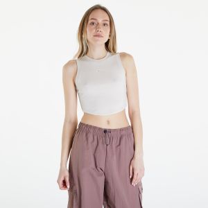 Tielko Nike Sportswear Essentials Women's Ribbed Cropped Tank Lt Orewood Brn/ Sail S
