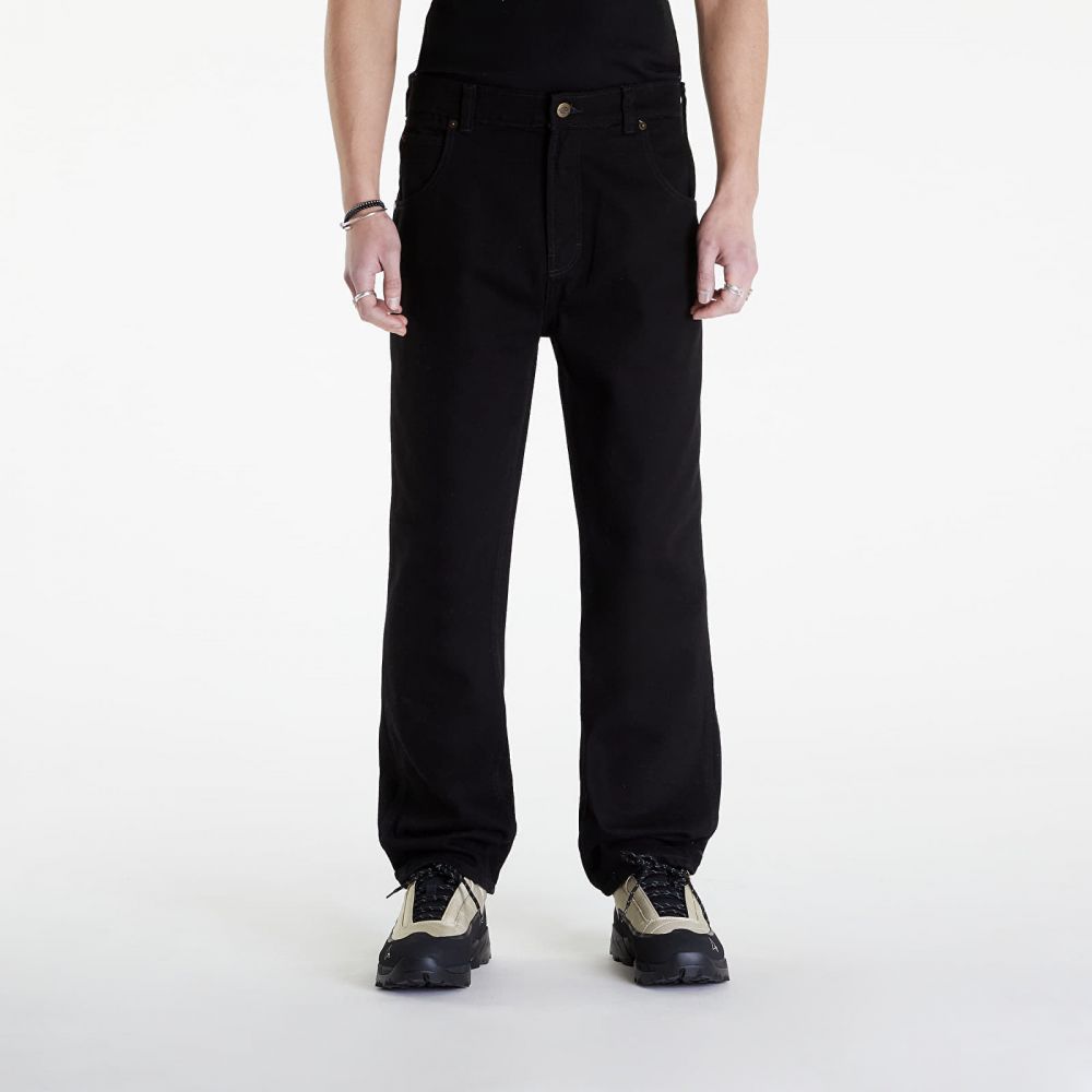 Kalhoty Dickies Houston Denim Trousers Rinsed Black W32/L32