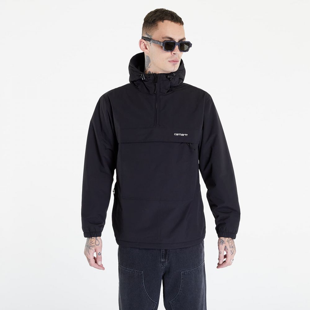 Bunda Carhartt WIP Windbreaker Pullover Black/ White M