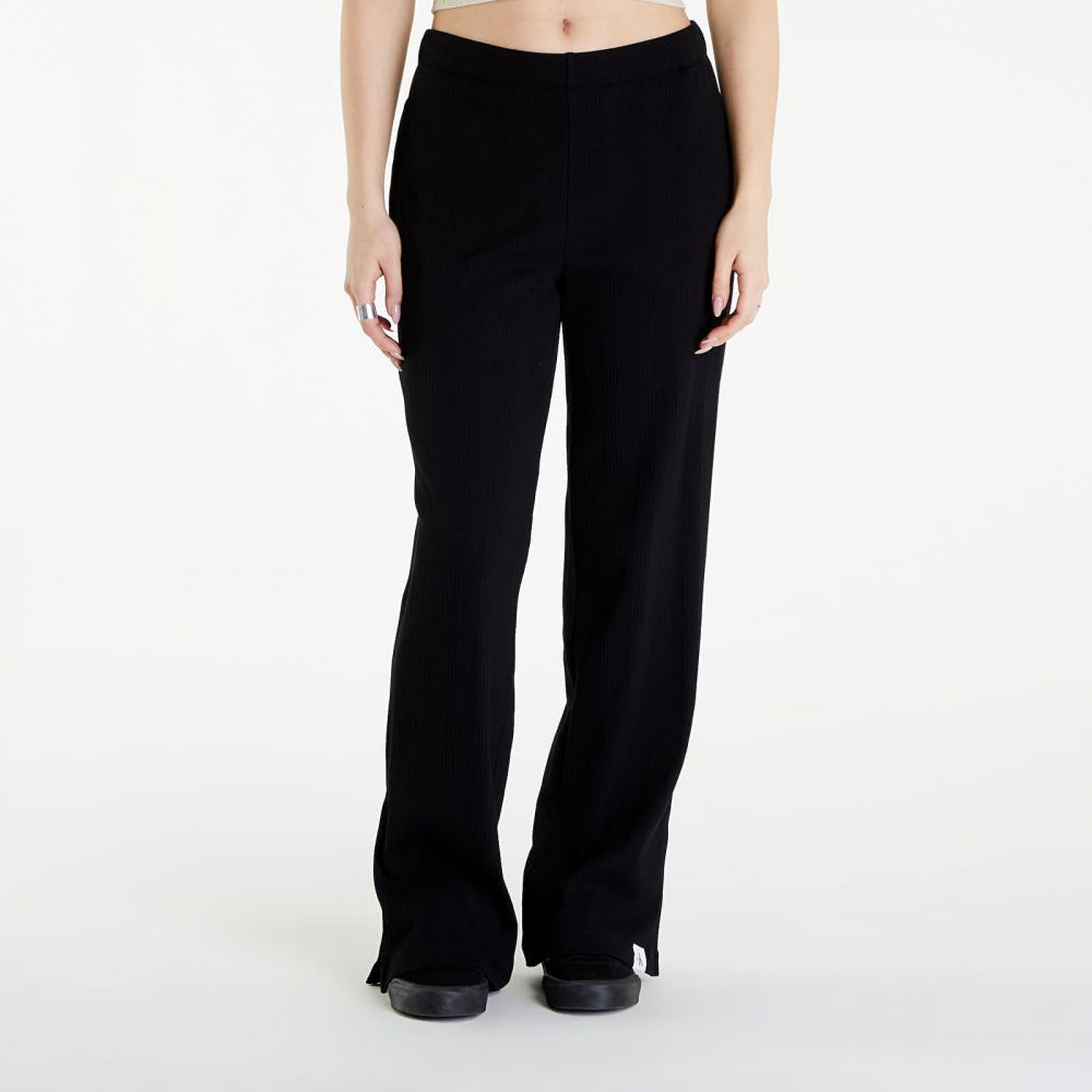 Kalhoty Calvin Klein Jeans Variegated Rib Woven Pants Black M