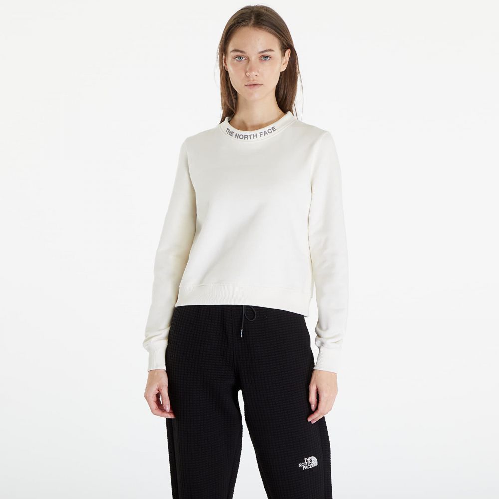 Mikina The North Face Zumu Crewneck Sweatshirt White Dune XL