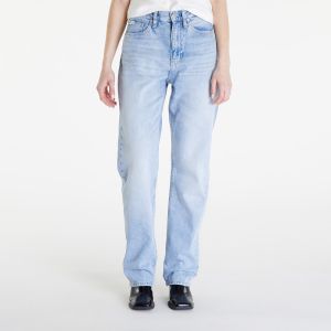 Kalhoty Calvin Klein Jeans High Rise Straight Jeans Denim Light W29/L32