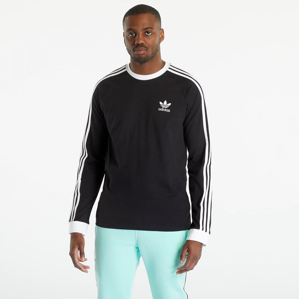 Tričko adidas Adicolor Classics 3-stripes Long Sleeve T-Shirt Black L