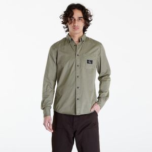 Košeľa Calvin Klein Jeans Regular Shirt Dusty Olive M