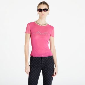 Tričko MISBHV Misbhv Crystal Mesh Baby T-Shirt Pink XS