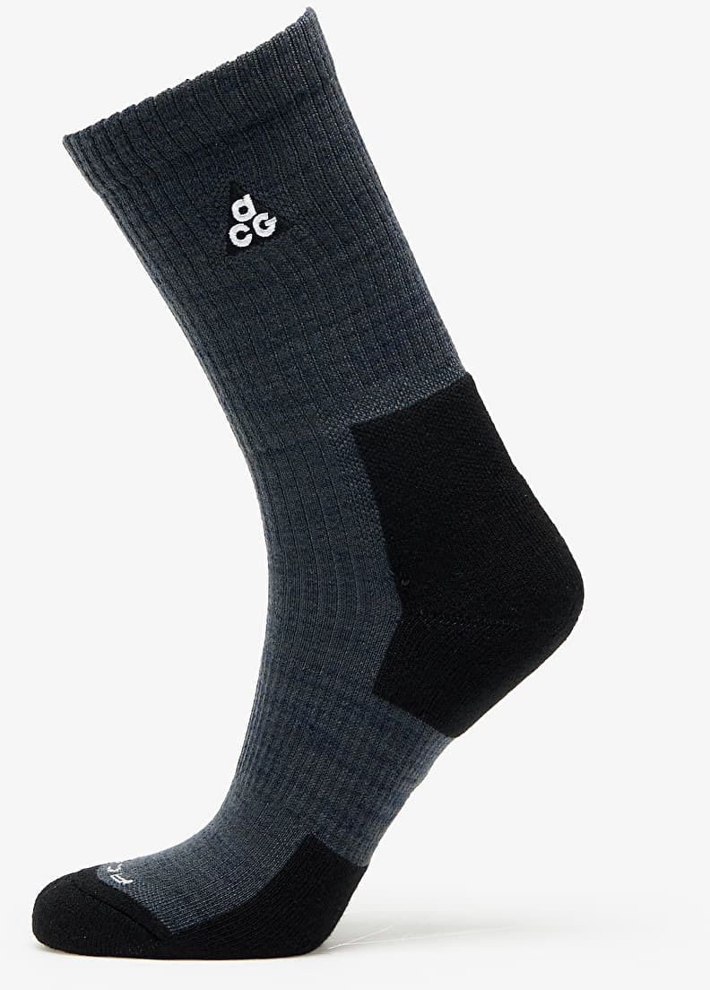 Nike ACG Everyday Cushioned Crew Socks 1-Pack Anthracite/ Volt/ Black/ Summit White M