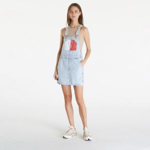 Tommy Jeans Dungaree Flag Dress Denim Light L