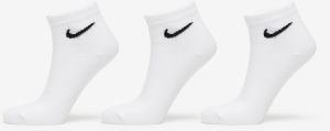 Nike Everyday Lightweight Ankle Socks 3-Pack White S