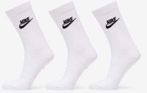 Nike Sportswear Everyday Essential Crew Socks 3-Pack White/ Black M