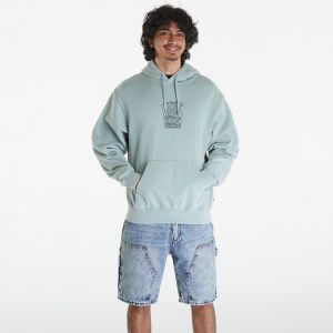 Mikina Vans Crash Stack Loose Pullover Hoodie Iceberg Green XL