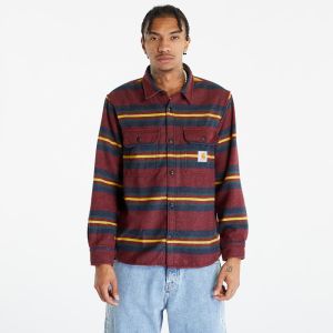 Bunda Carhartt WIP Oregon Shirt Jacket Starco Stripe, Bordeaux XS