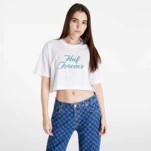 Tričko HUF Forever S/S Crop Tee White M