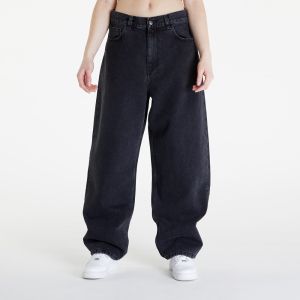Džínsy Carhartt WIP W' Brandon Pant Black Stone Washed L