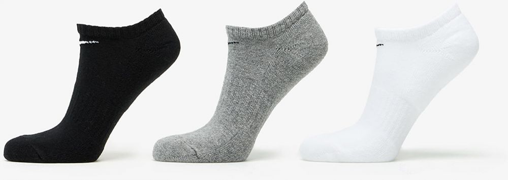 Nike Everyday Cushioned Training No-Show Socks 3-Pack Multi-Color S