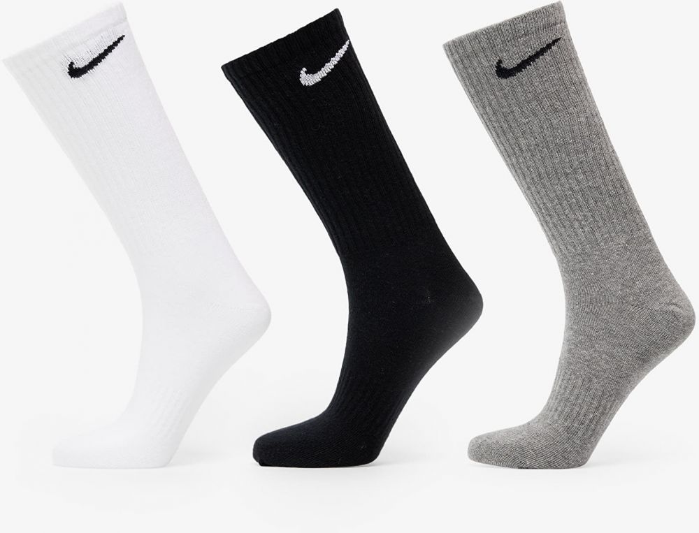 Nike Everyday Lightweight Training Crew Socks 3-Pack Multi-Color S