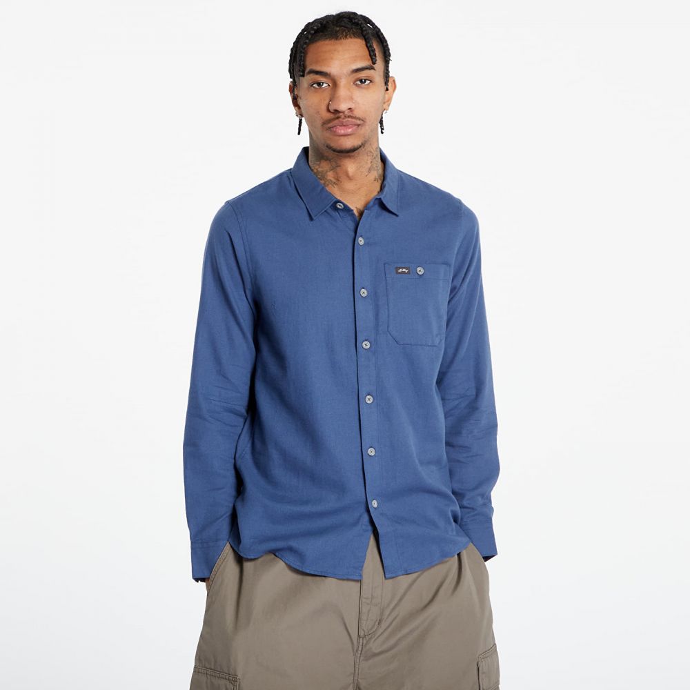 Košeľa Lundhags Ekren Solid Shirt Mid Blue M