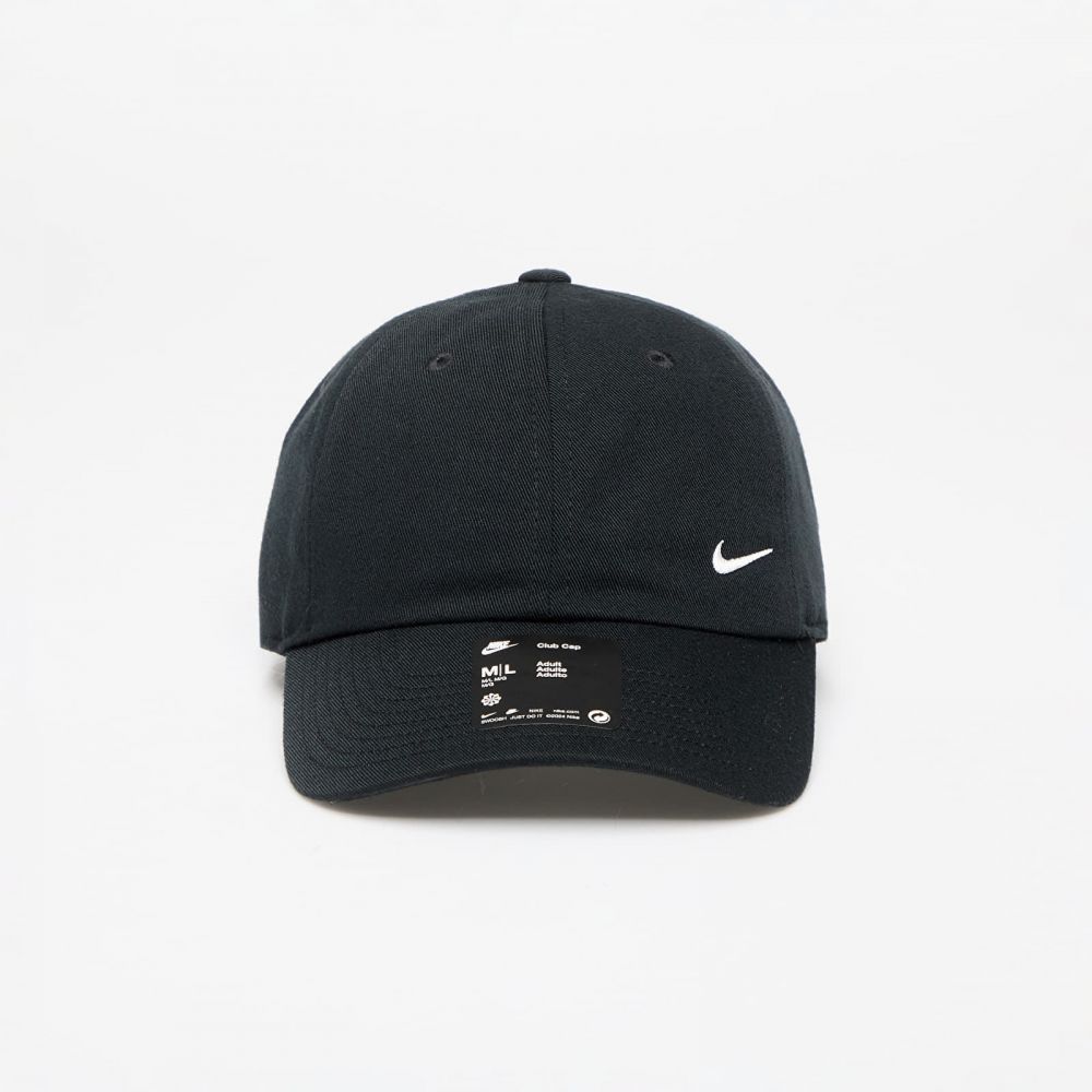 Šiltovka Nike Club Unstructured Curved Bill Cap Black/ Sail S/M