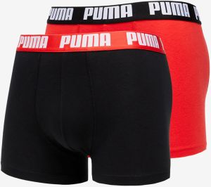 Puma 2 Pack Basic Boxers Red/ Black S