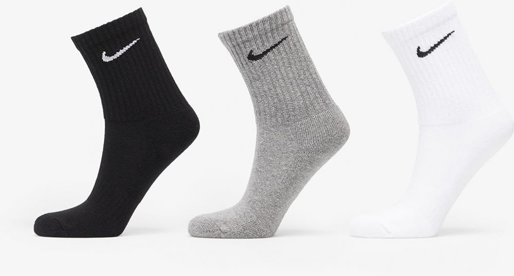 Nike Everyday Cushioned Training Crew Socks 3-Pack Multi-Color S
