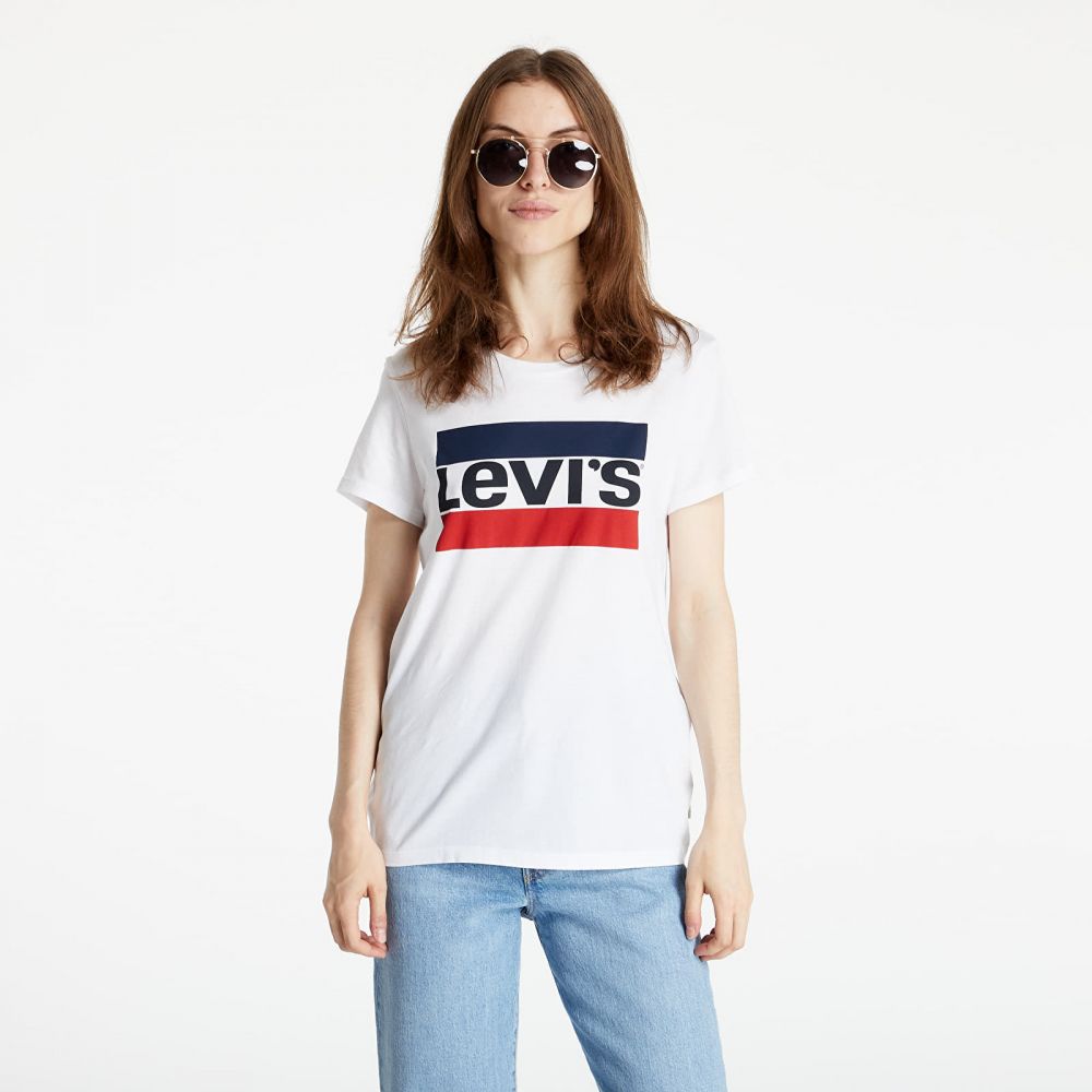 Tričko Levi's® Perfect Graphic Tee White XS