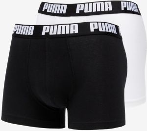 Puma 2 Pack Basic Boxers White/ Black M