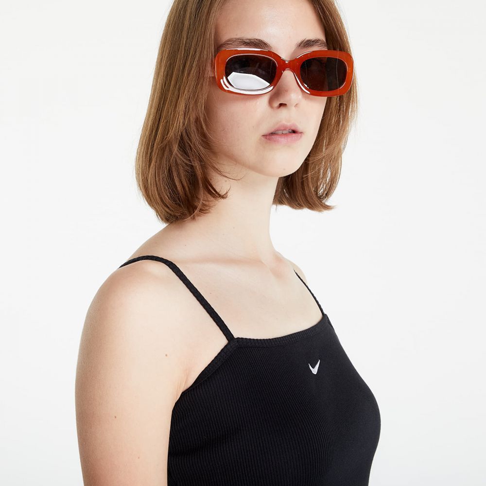 Nike Sportswear Essential Ribbed Crop Top Black/ White L