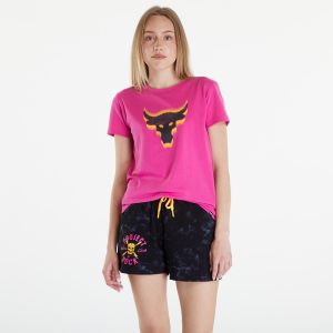 Tričko Under Armour Project Rock W Underground Core T Astro Pink/ Black M