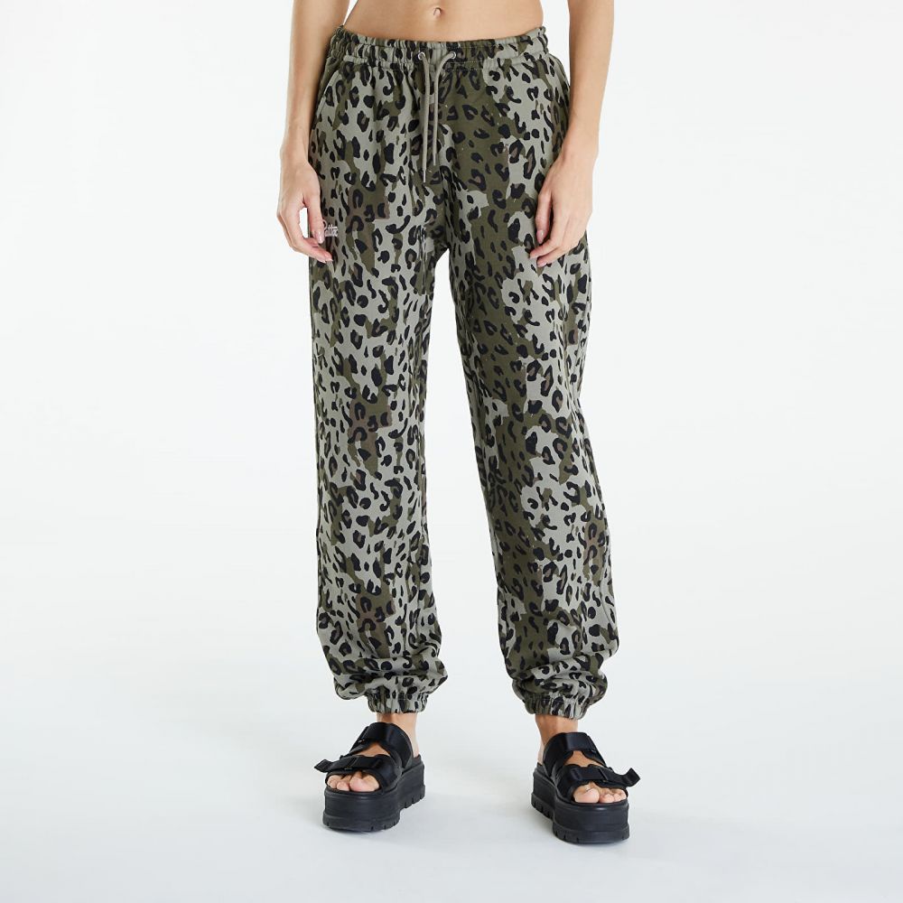 Kalhoty Patta Femme Leopard Jogging Pants Dusty Olive XXL