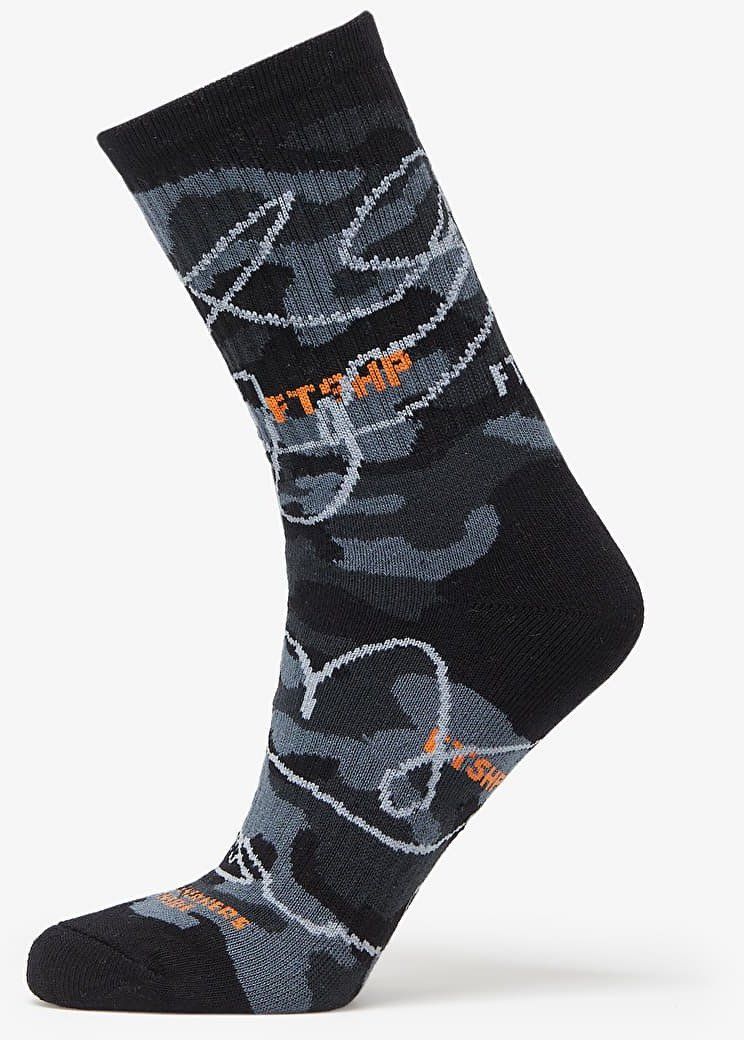 Footshop The Basketball Socks Black Camo 39-42