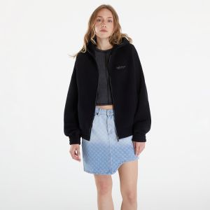 Mikina Daily Paper Njeri Oversized Zipper Hoodie Black M
