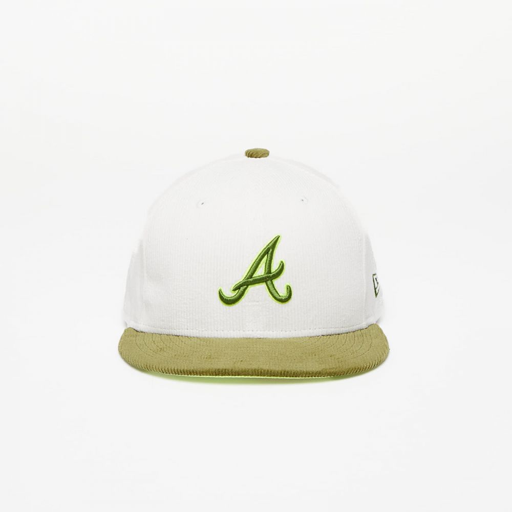 Šiltovka New Era Atlanta Braves Cord 59FIFTY Cap Off White 7 1/4