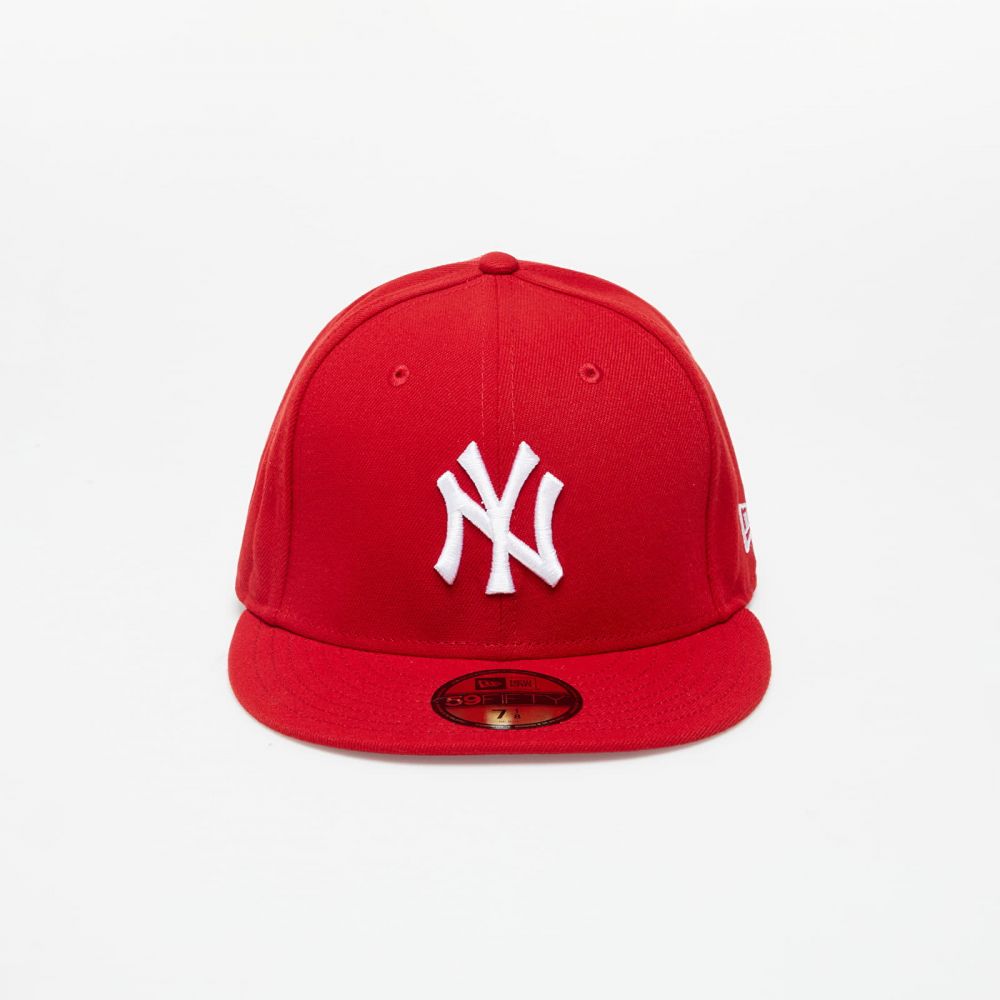 Šiltovka New Era 59Fifty MLB Basic New York Yankees Cap Scarlet/ White 7 3/8
