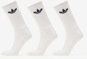 adidas Trefoil Cushion Crew Socks 3-Pack White L