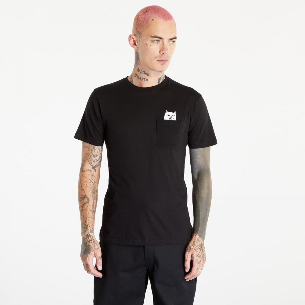 Tričko RIPNDIP Lord Nermal Pocket Tee Black L